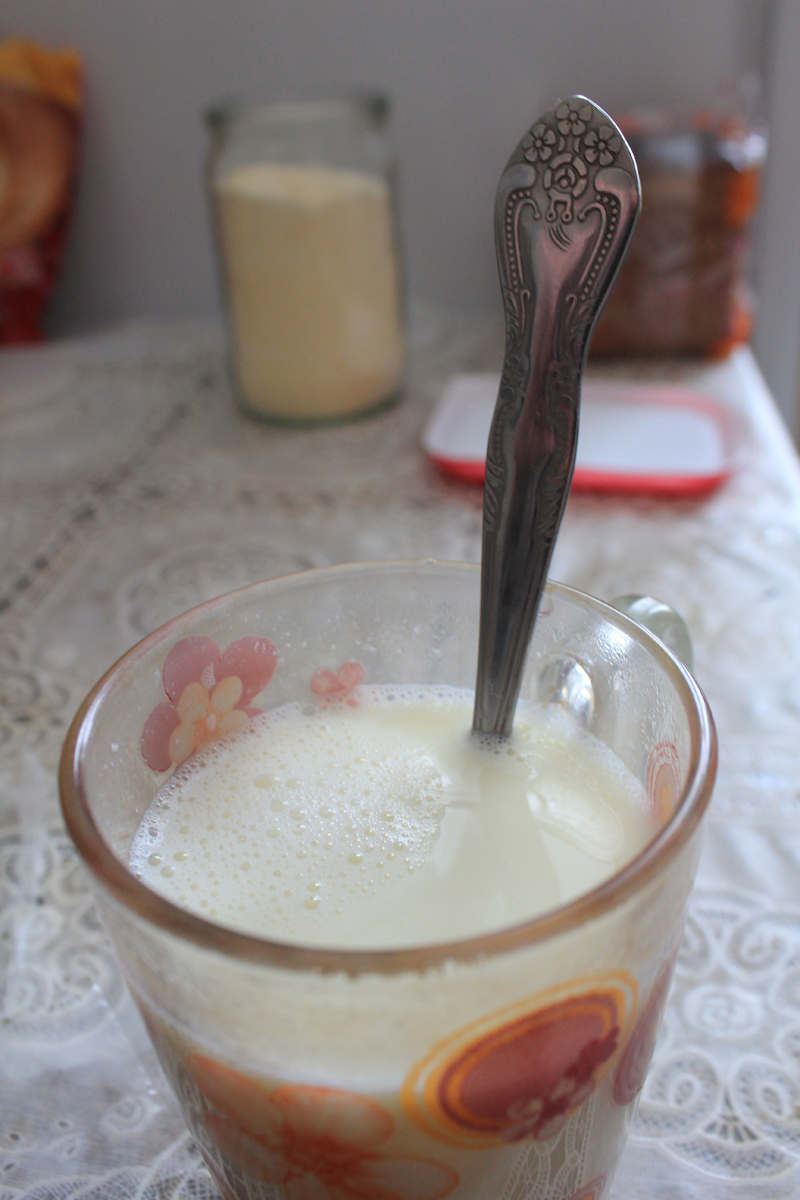 Приготовление сухого соевого молока. Фото: Недолужко А.В.